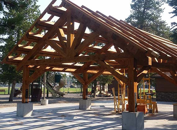 West Yellowstone Park Pavilion Commercial Construction 2